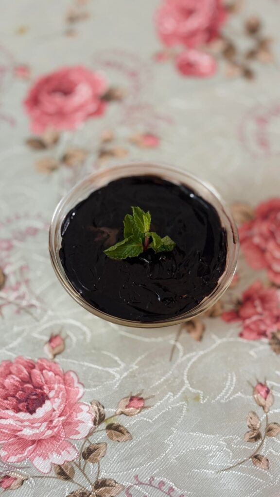 Orange Posset with Chocolate Ganache 🍊