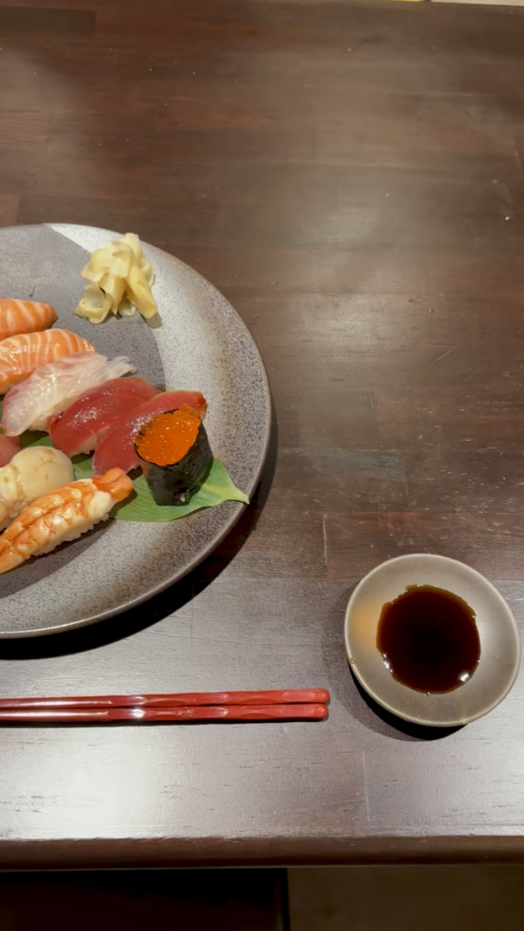 Took a private sushi class in Tokyo. Can you tell which one my 3.5 year old made?