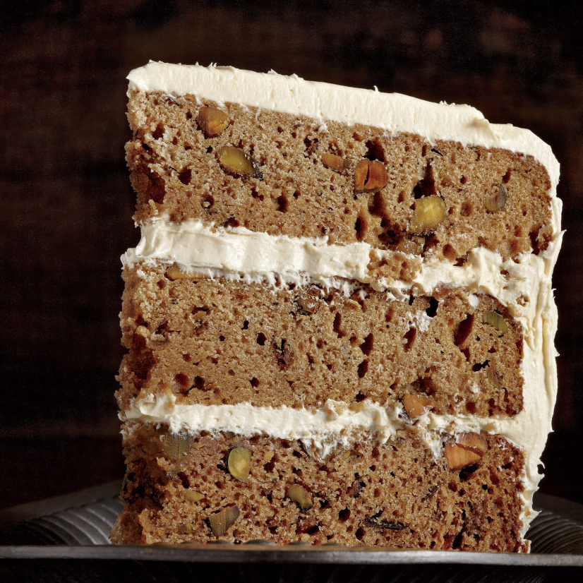 BROWN SUGAR, PEAR, AND PISTACHIO CAKE
A winter pear cake with ginger and brown butter. 
Get the recipe