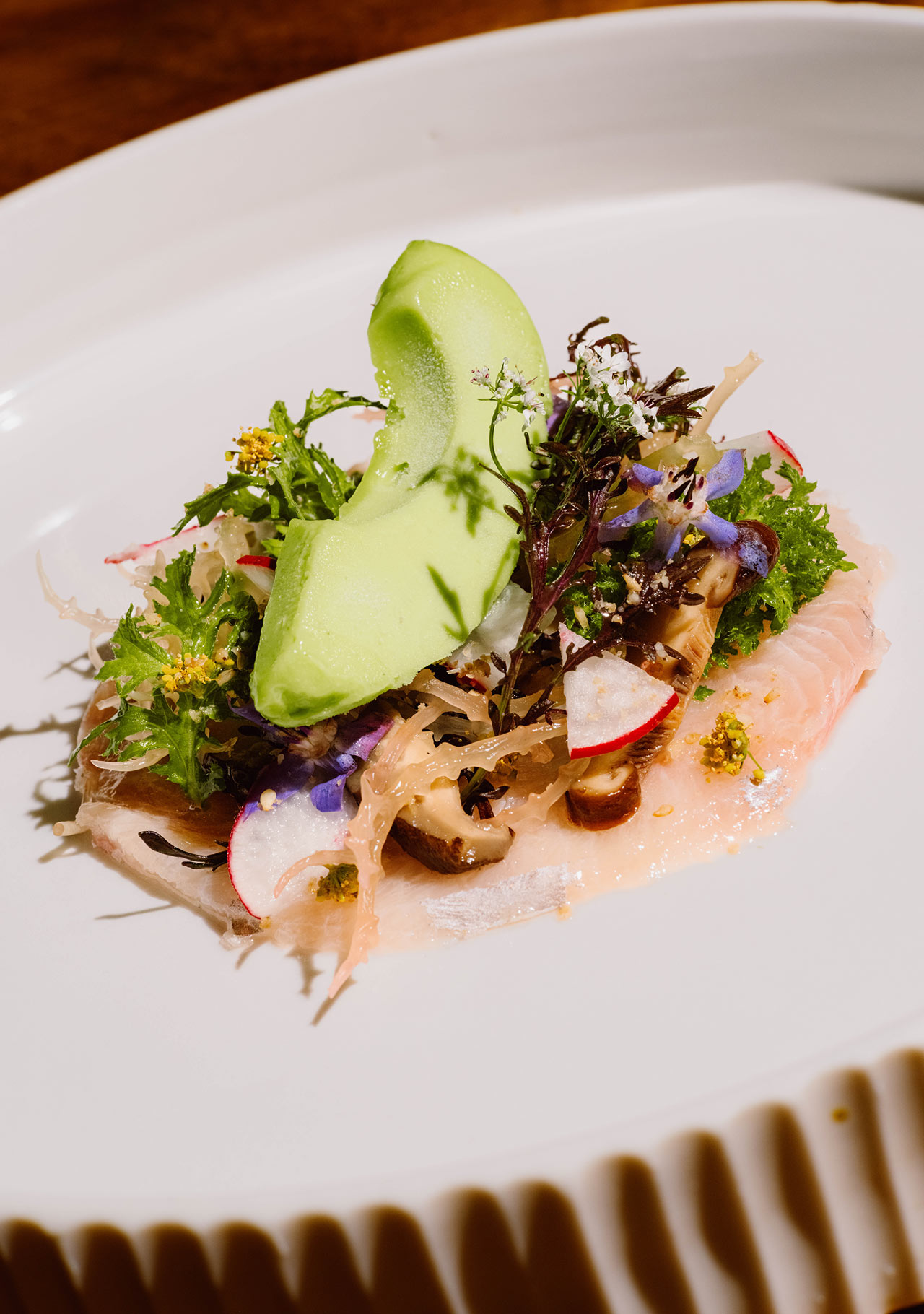 Kampachi crudo from DŪM. © Oscar Garcia