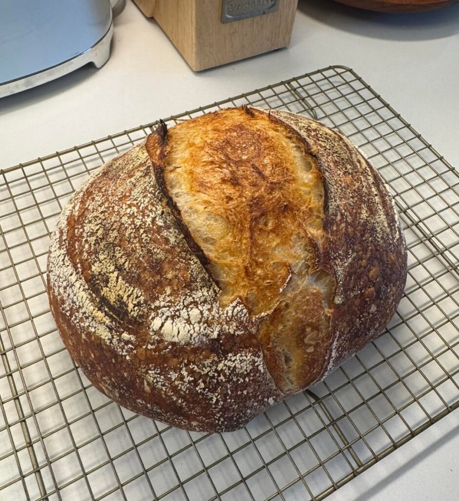 My 1st loaf made me so grateful for new hobbies and proud of myself!