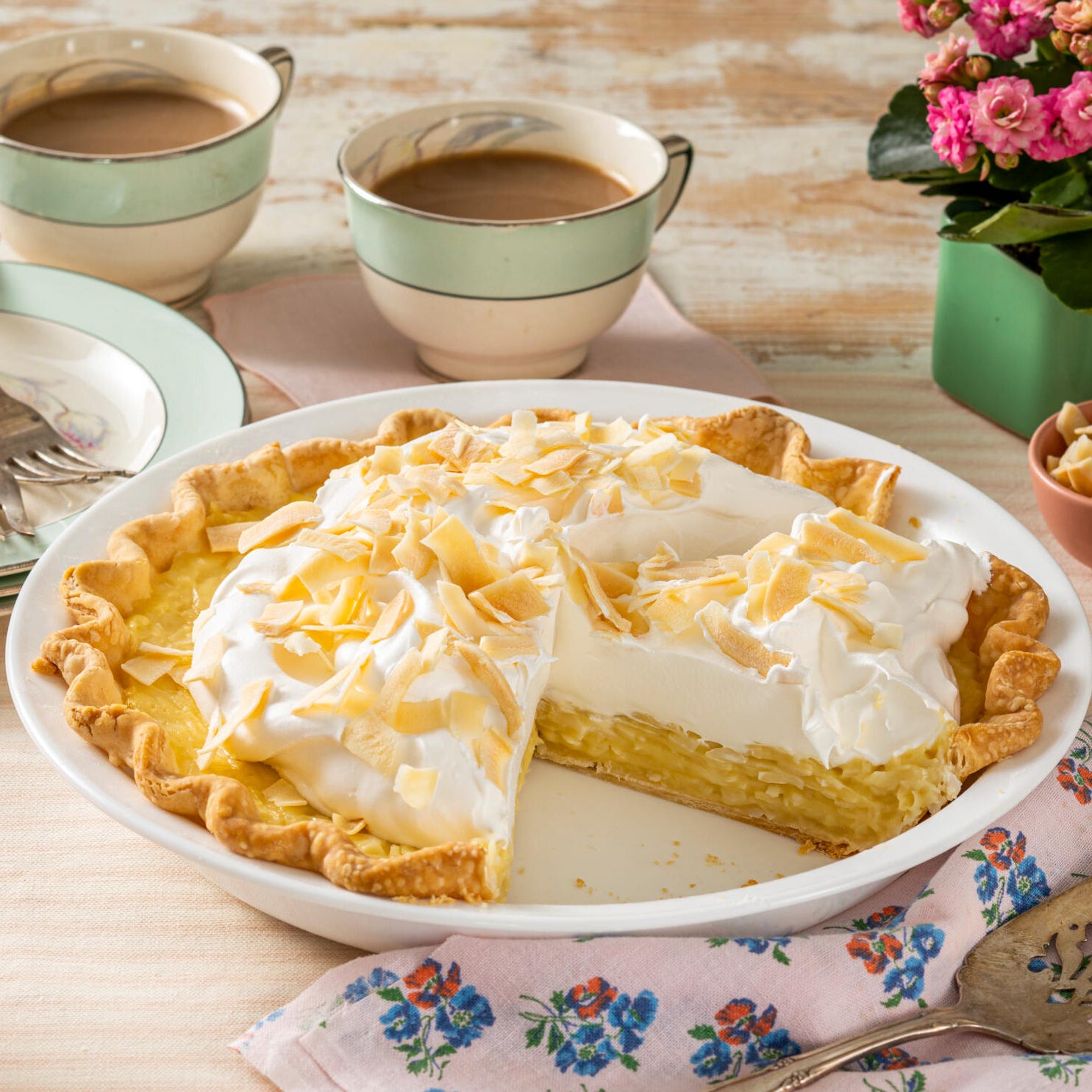 coconut cream pie for easter lunch