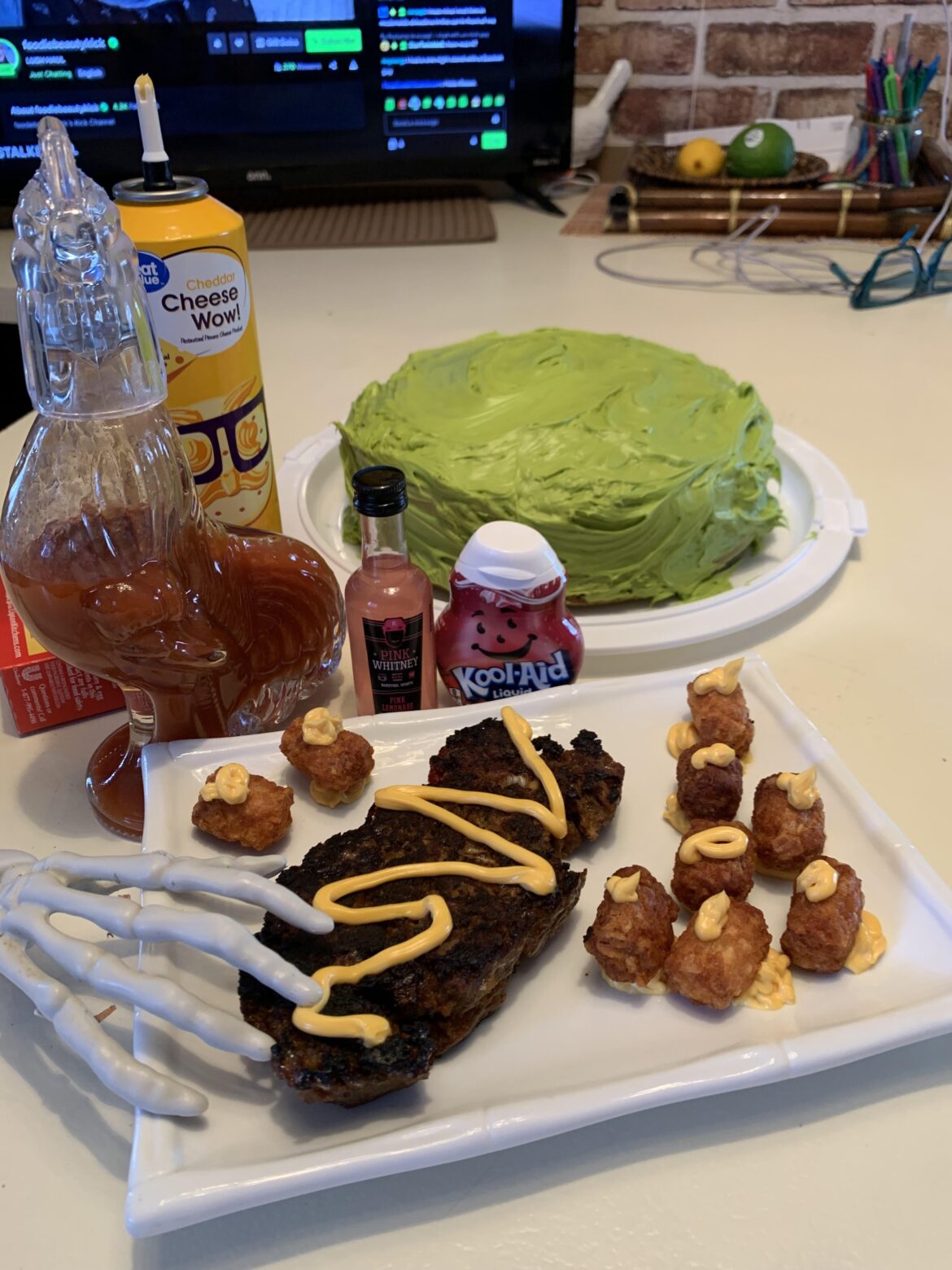 Sunday dinner at the trailer park!