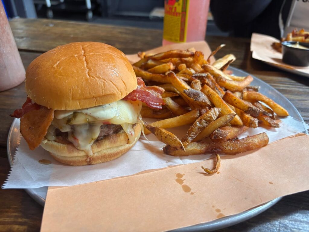 Bacon Bama Burger from Mutiny BBQ is Asbury Park, NJ