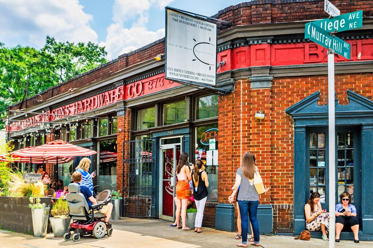 Atlanta is a great place to find a solid restaurant meal on a budget, according to Yelp data.Credit: Carmen K Sisson / Getty Images