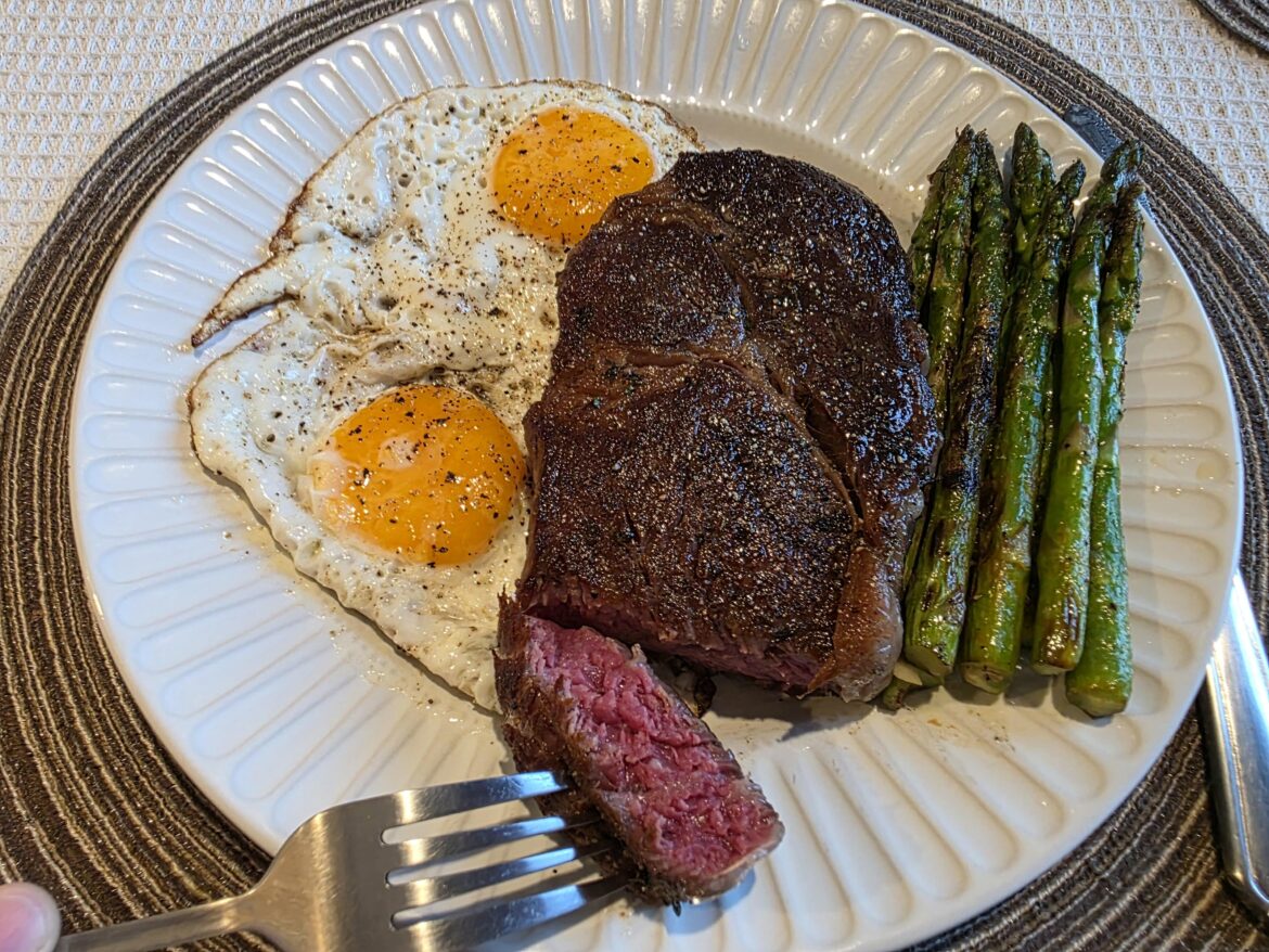 Dry Aged Steak & Eggs