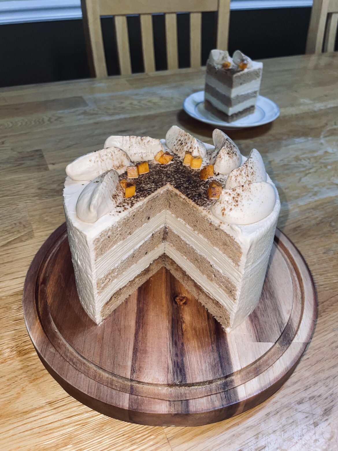 Oolong Tea Crepe Cake 🎂🍂