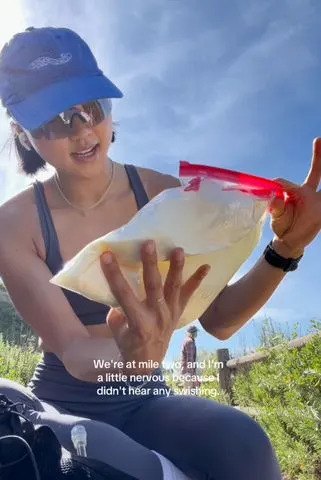 Irene Choi holding the butterCredit: Courtesy of Irene Choi