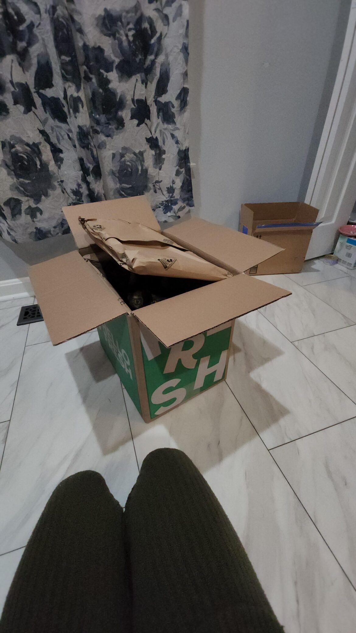 Did anyone else's box come with a monster staring out of the abyss this week?