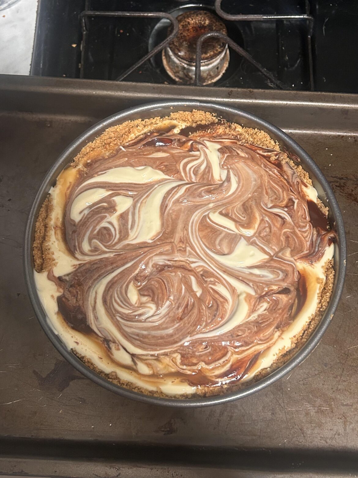 Convinced my wife to let me show off her cheesecake