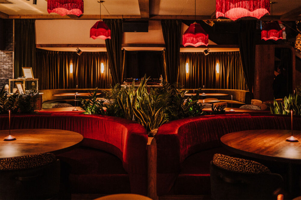 The vibrant interior at Deliz. Photo credit: Garrett Sweet.