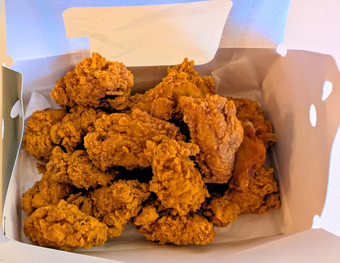 First time at a Publix, sometimes breaded wings hit the spot