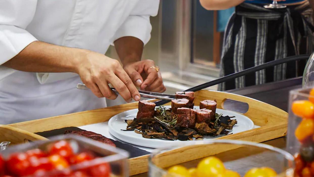 Exclusive multicourse dining and galley tour at The Chef’s Table on Carnival Magic