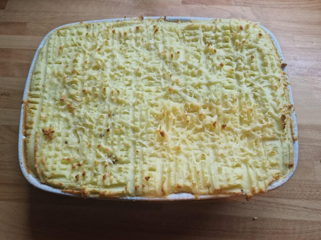 Cottage Pie. A great alternative to a Sunday roast sl that still fulfill your gravy needs.