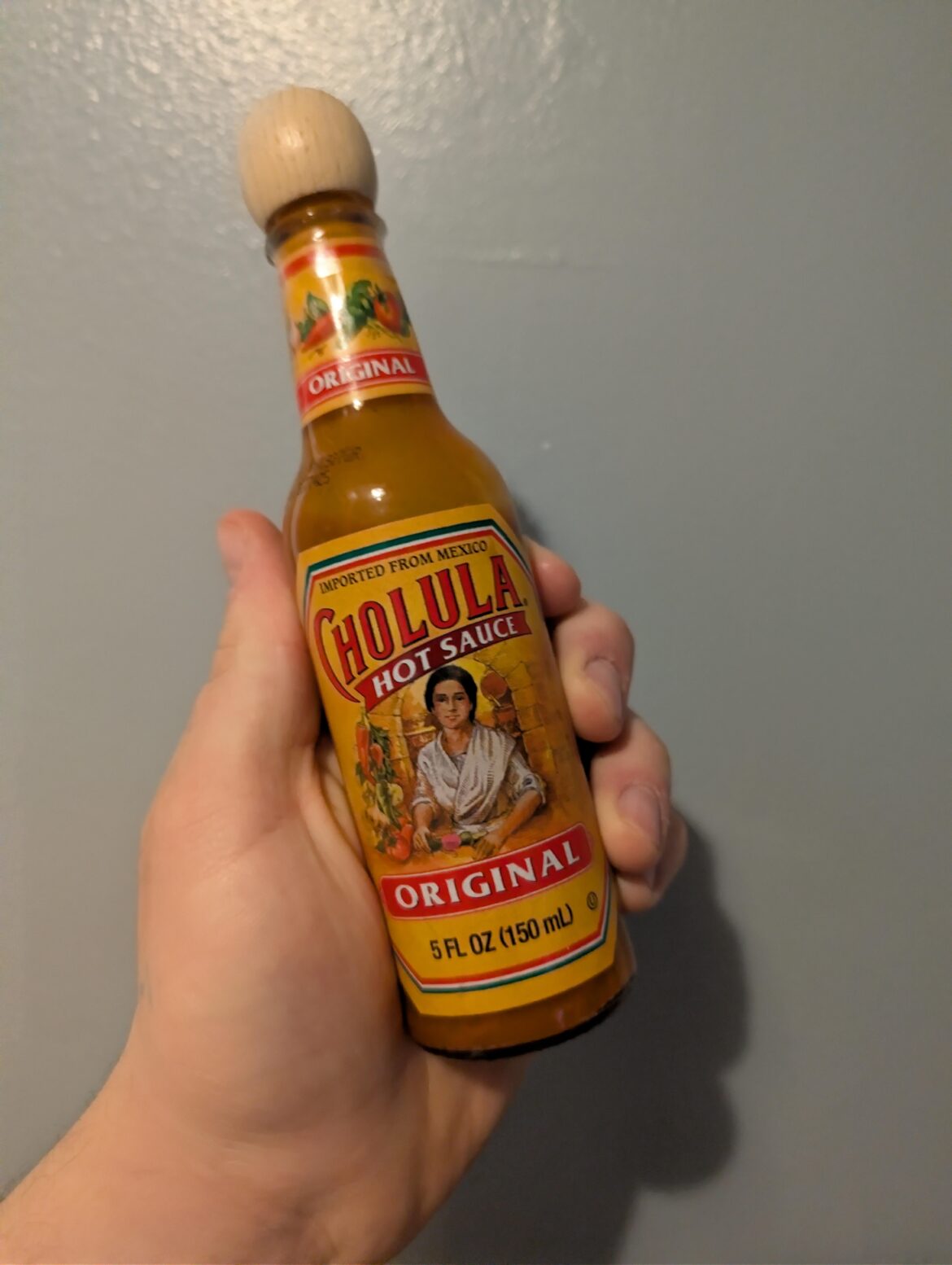 I will happily munch on raw ghost peppers, but Cholula will always be my go to tasty sauce