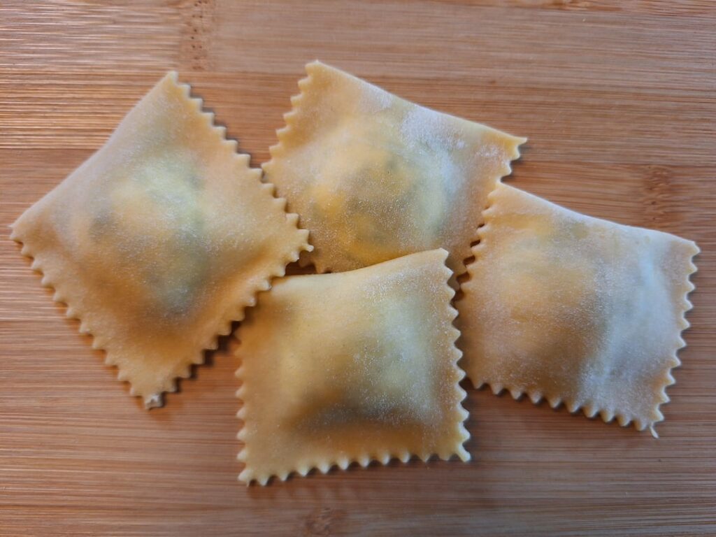 Spinach and Ricotta Ravioli