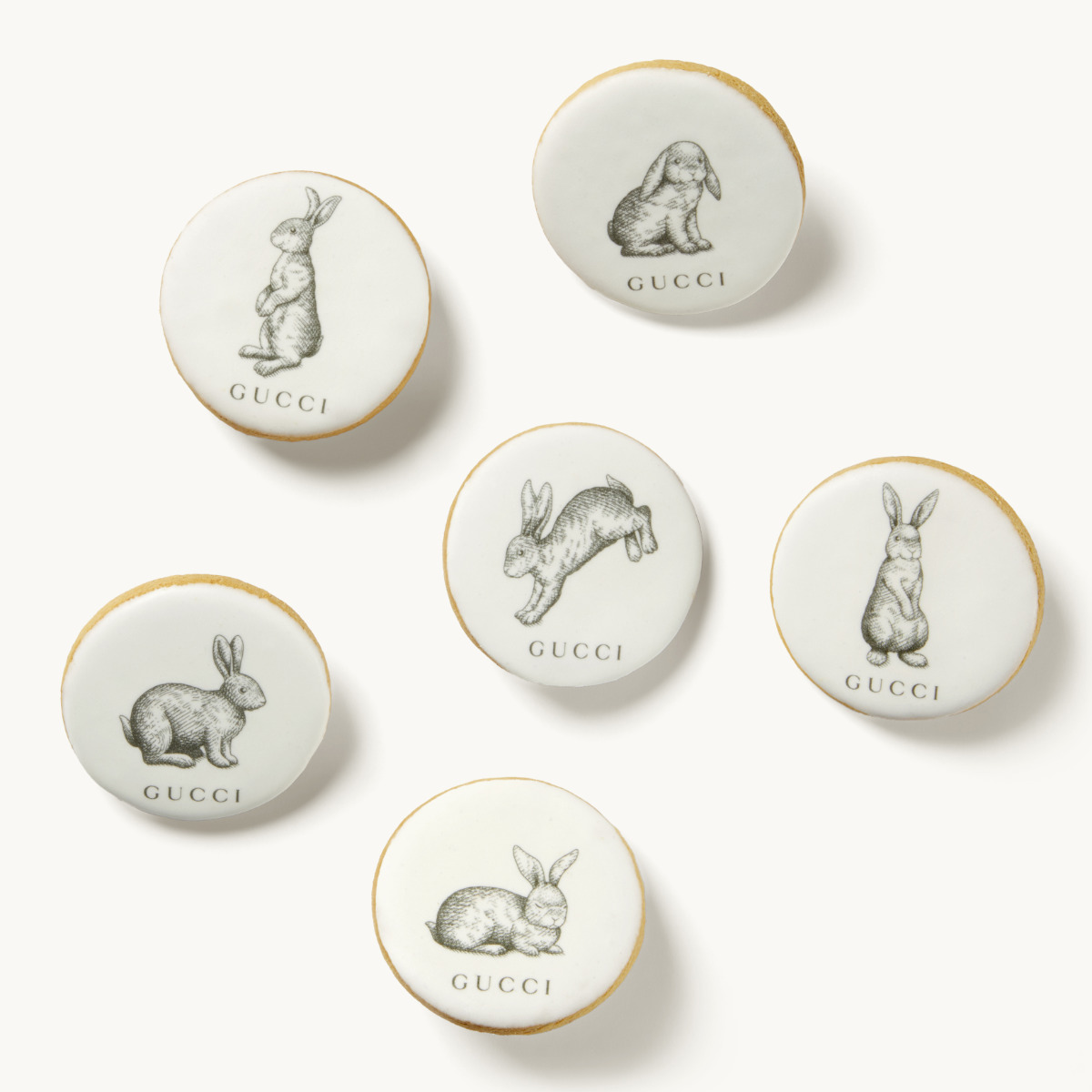 Gucci Osteria spring seasonal desserts in Gucci Flora packaging