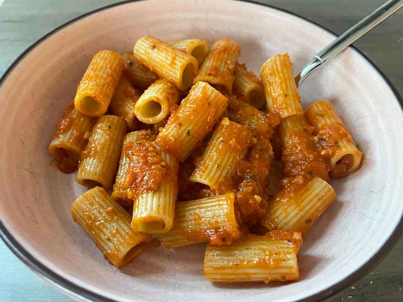 Pasta with Sauz Miso Marinara