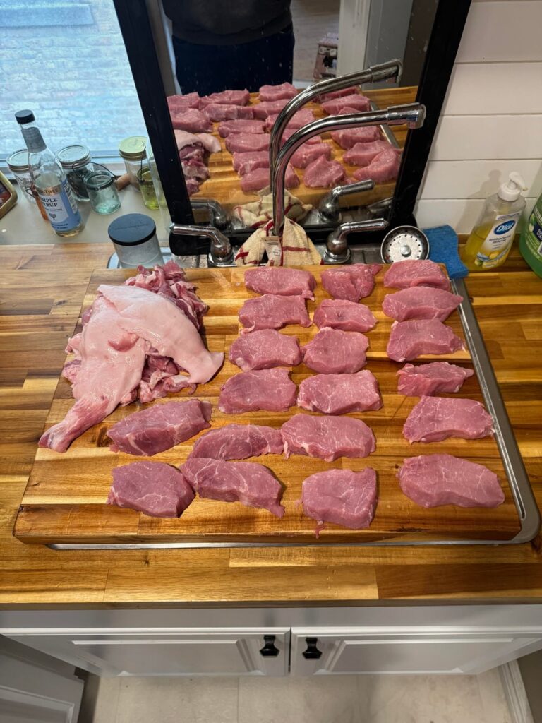 7.5 lbs of Pork Loin for $14!