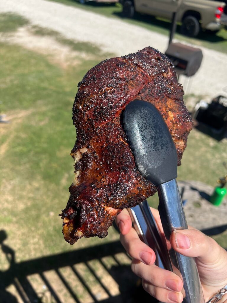 Wild hog hindquarters