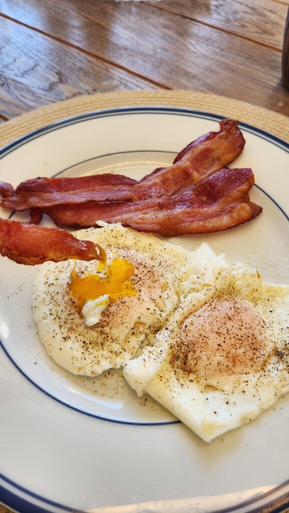 Bacon and eggs