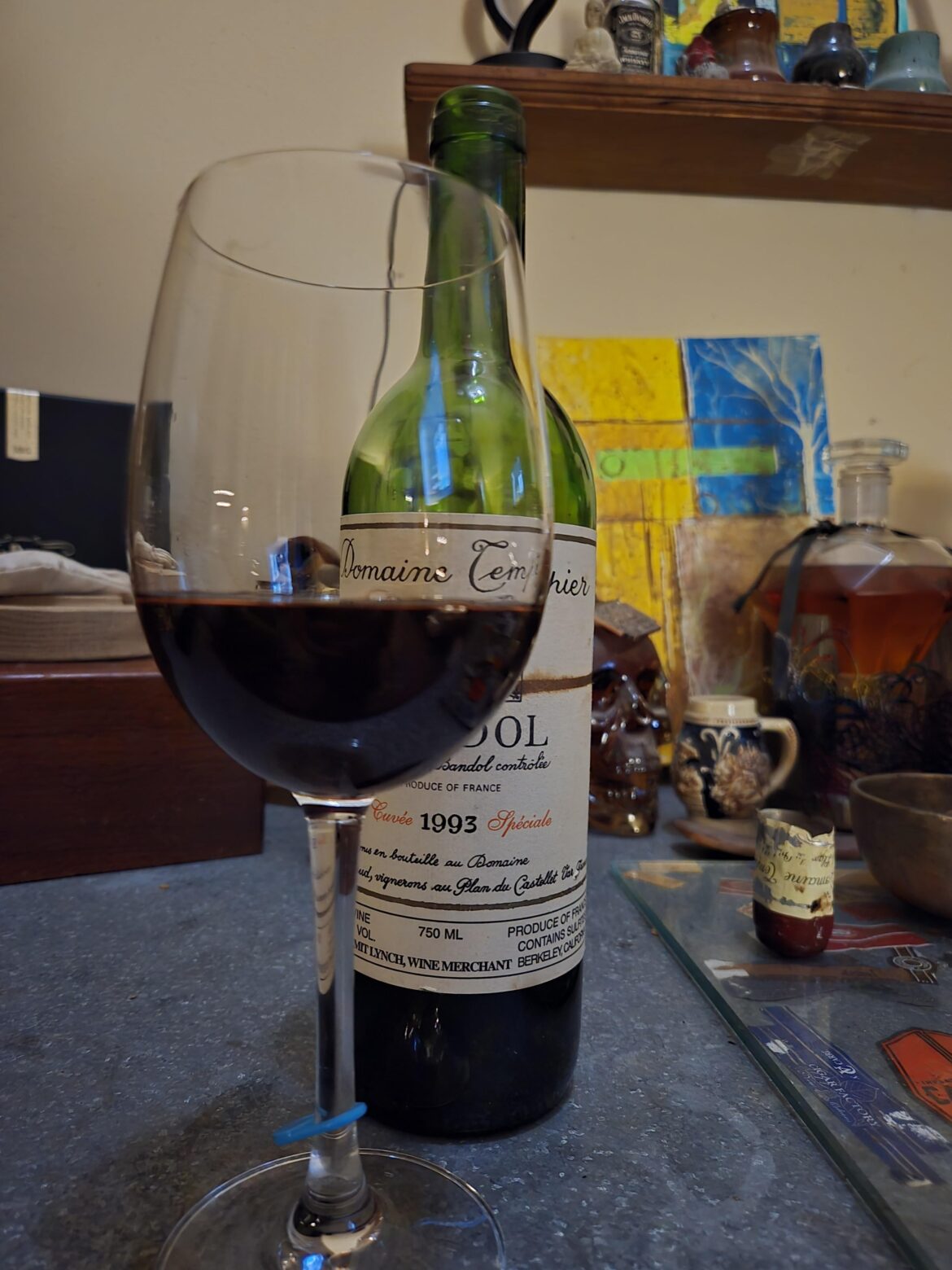 The tasting. 1993 Bandol.