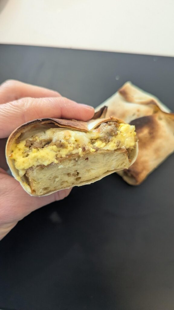 Farmer's wrap breakfast and a little hashbrown tutorial 😊