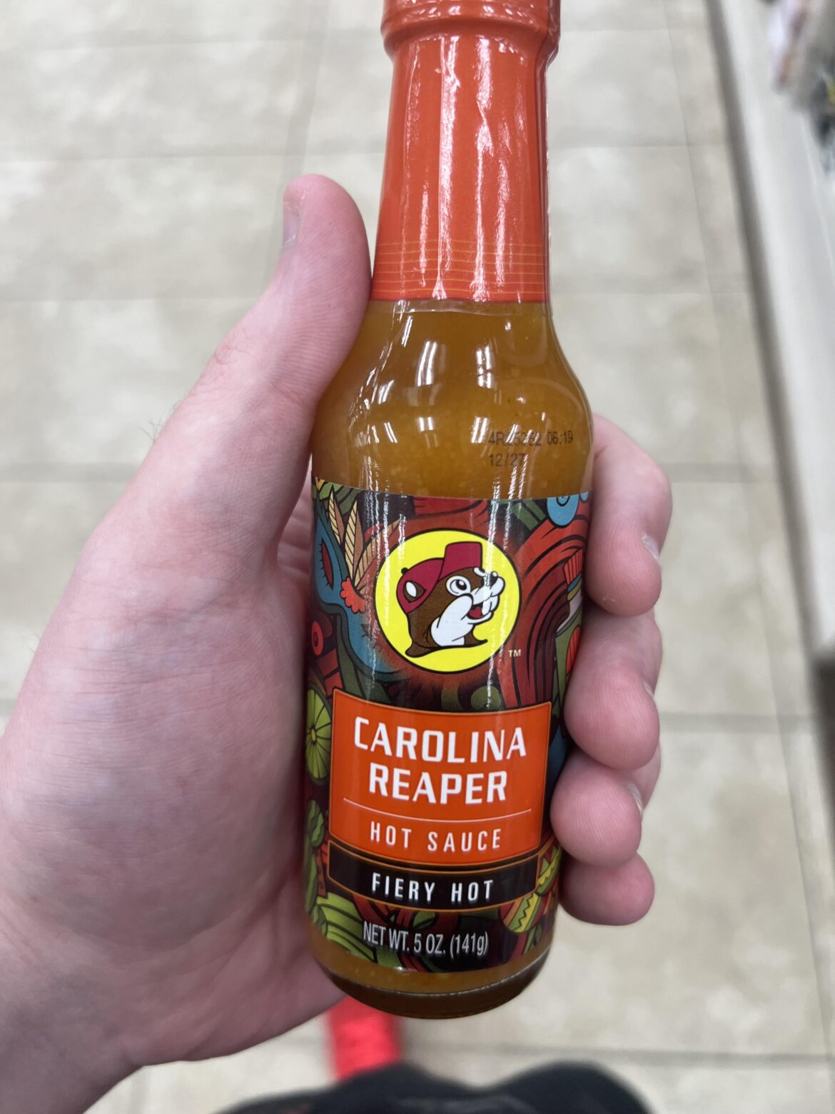 got carolina reaper sauce from buc-ee’s