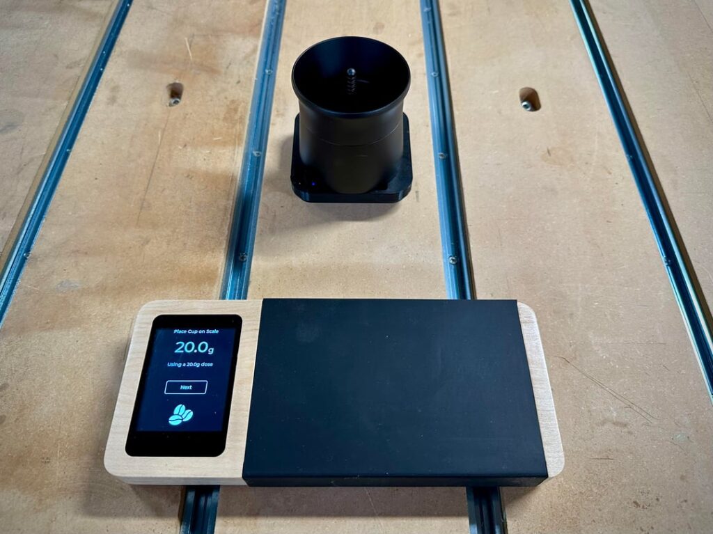 Made a shot bot for my tamp mat