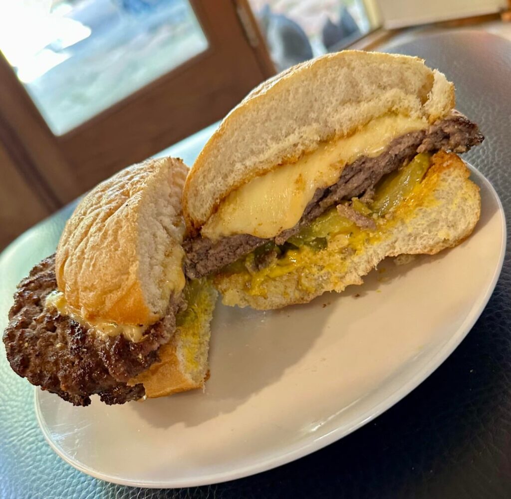 Story-time! Pickle shots with Vodka backs and one Big Ass Burger…