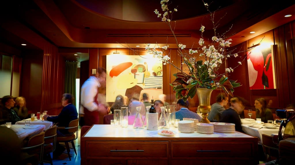 Da Toscano has a new art-filled home inside the Iroquois Hotel. Jessie Gibson