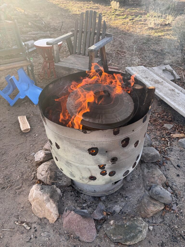 First attempt making charcoal