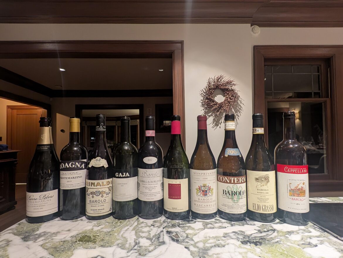 Barolo tasting for the ages