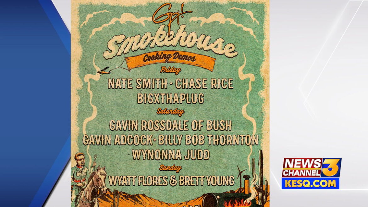 Stagecoach reveals lineup for Guy Fieri's Smokehouse Cooking Demos