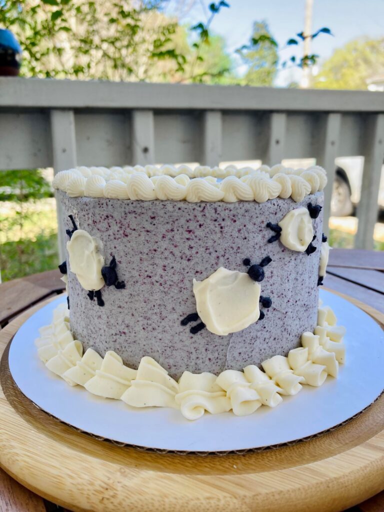Blueberry lemon sheep cake