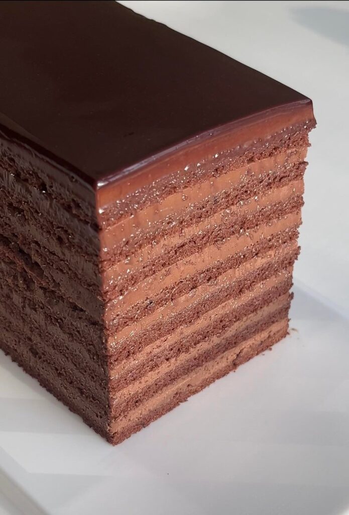 17-layer chocolate cake