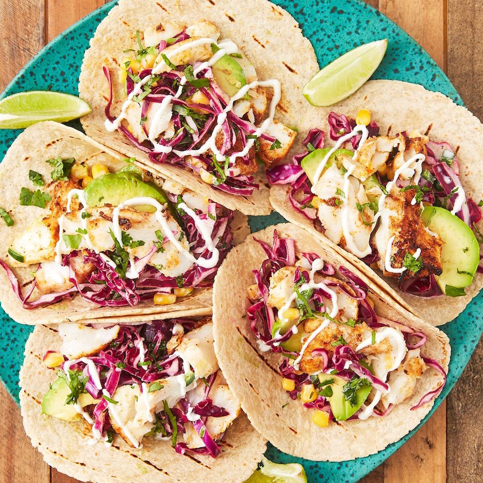 fish tacos with slaw