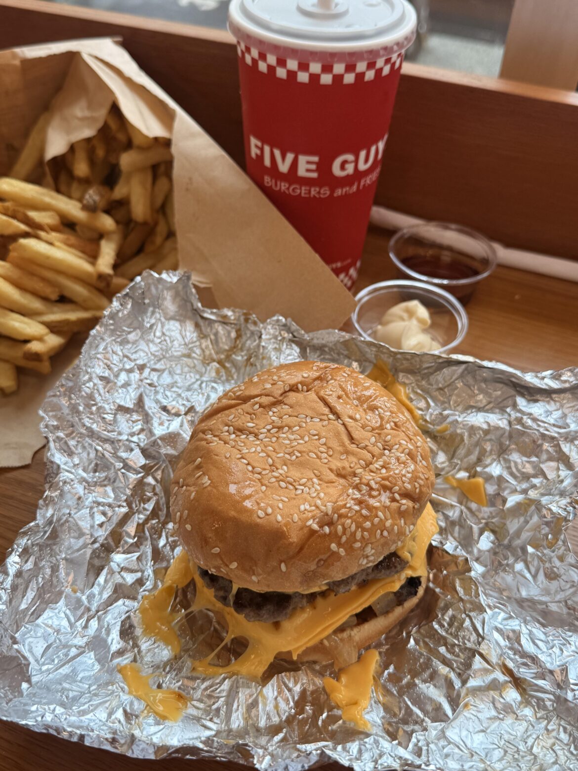 First Five Guys Burger