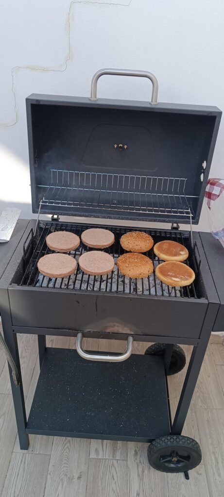 First time making burgers on the grill First time making burgers on the grill