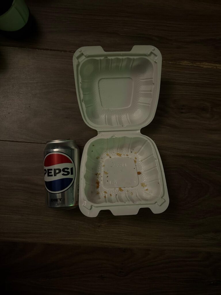 Fries how many calories in this container