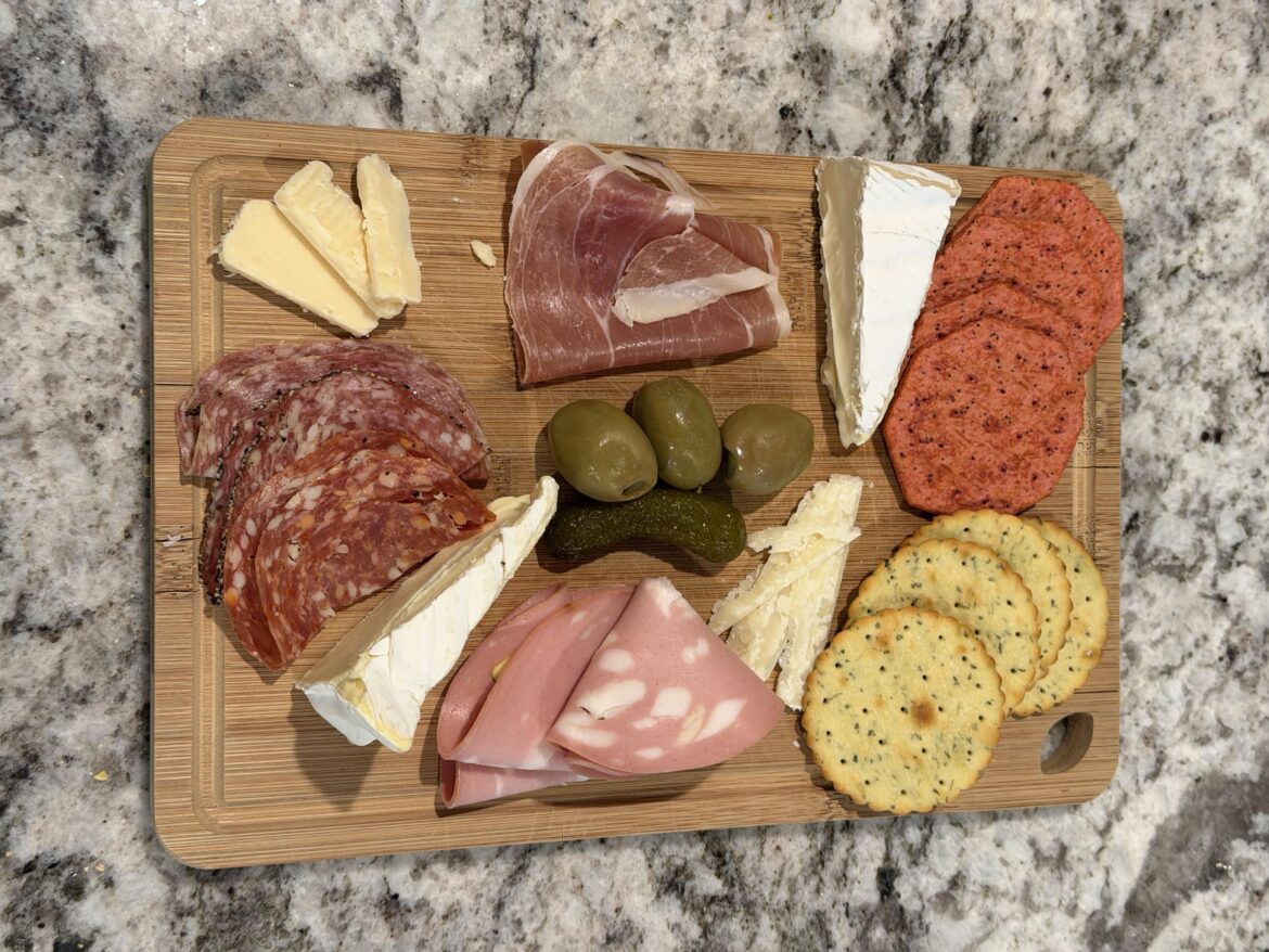 My personal cheese board for lunch