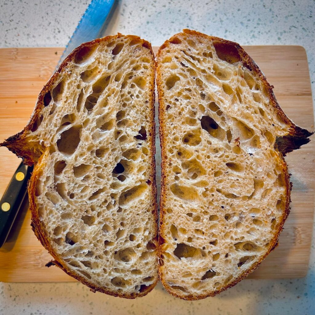 Today’s loaf. Apartment smells like heaven.
