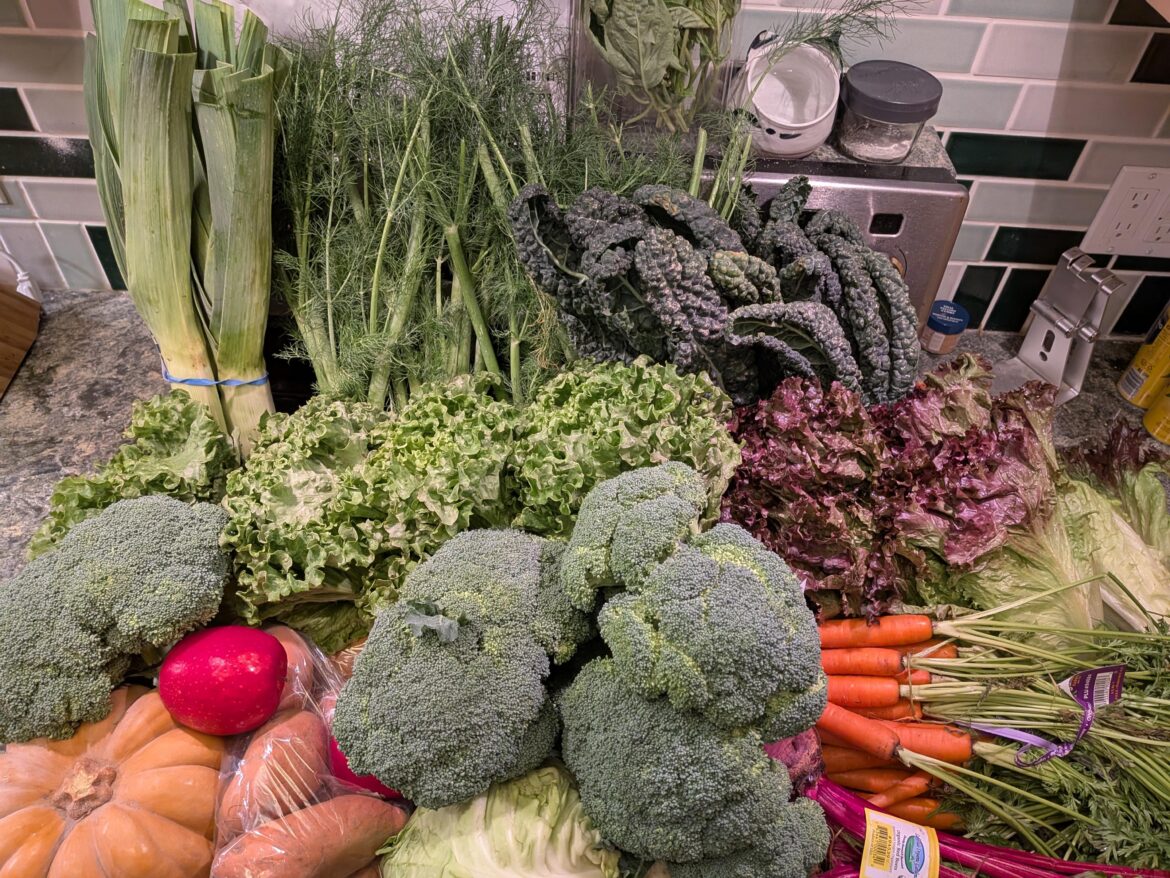 This week's veg box