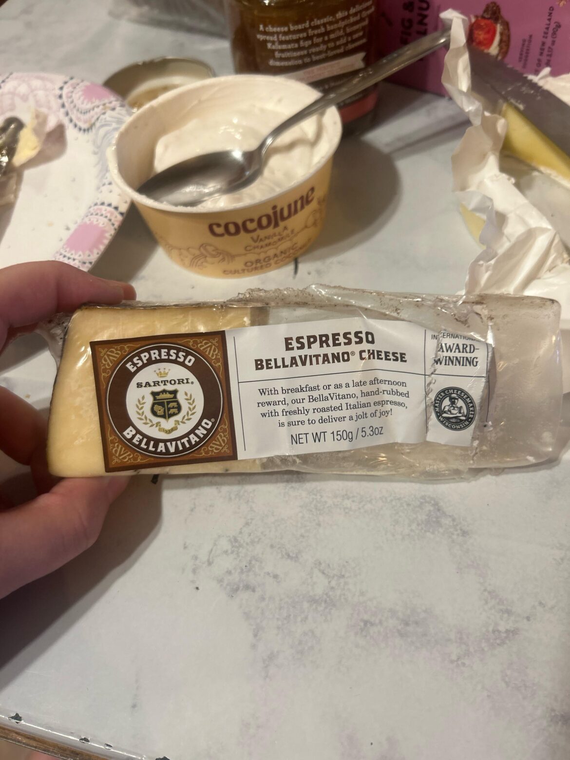 Why does cheese and coffee sound foul but then this cheese is amazing