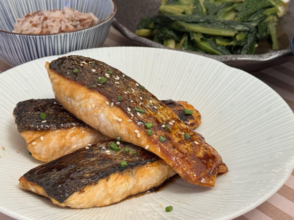 Charred Teriyaki Salmon