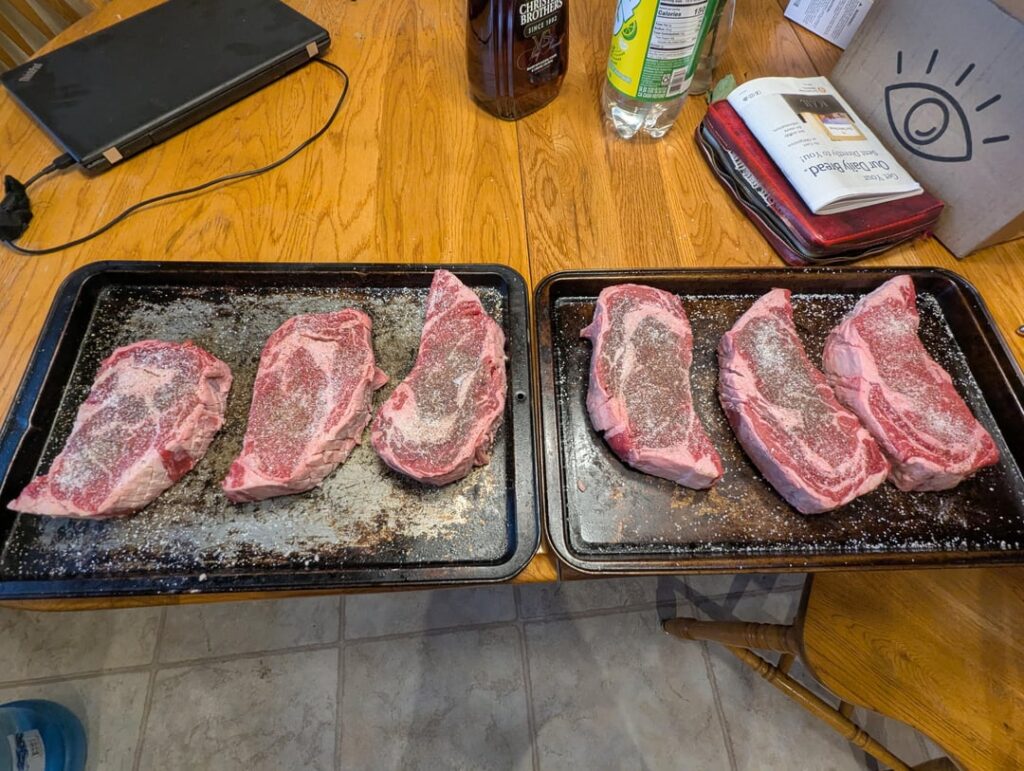 Thanks for all the tips. My ribeye were amazing!