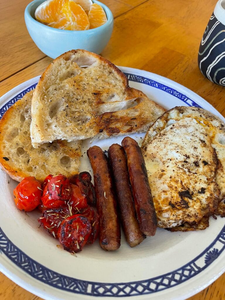 Getting pretty dishes encourages me to actually cook for myself