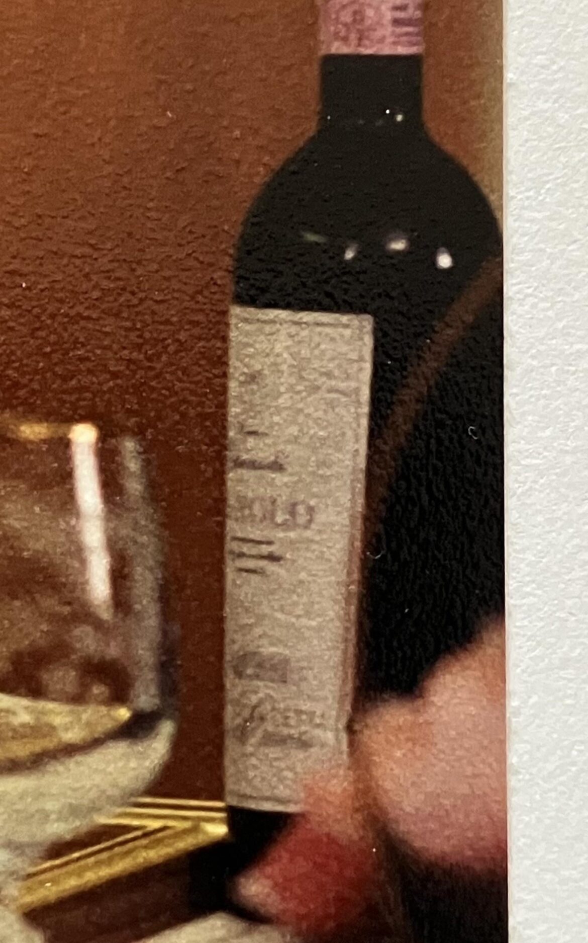 Need some help. This is the only picture I have of the wine that my wife and I drank at our wedding in July of 2002. I purchased it at the airport in Rome on 1 July 2002. Can anyone help me identify this wine? Our 25th anniversary is next year and we want to have the wine for our 25th.