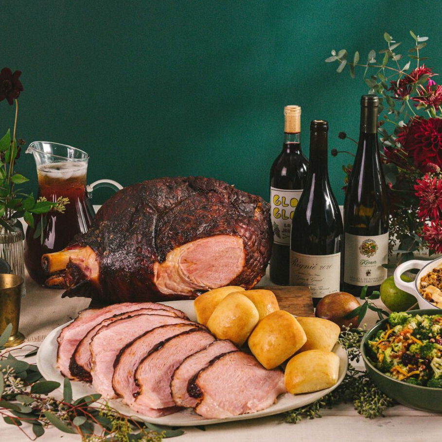 PAT MARTIN’S HOLIDAY HAM GLAZE 
The celebrated pitmaster shares an easy enhancement to store-bought ham, plus other preparation tips.
Get the recipe