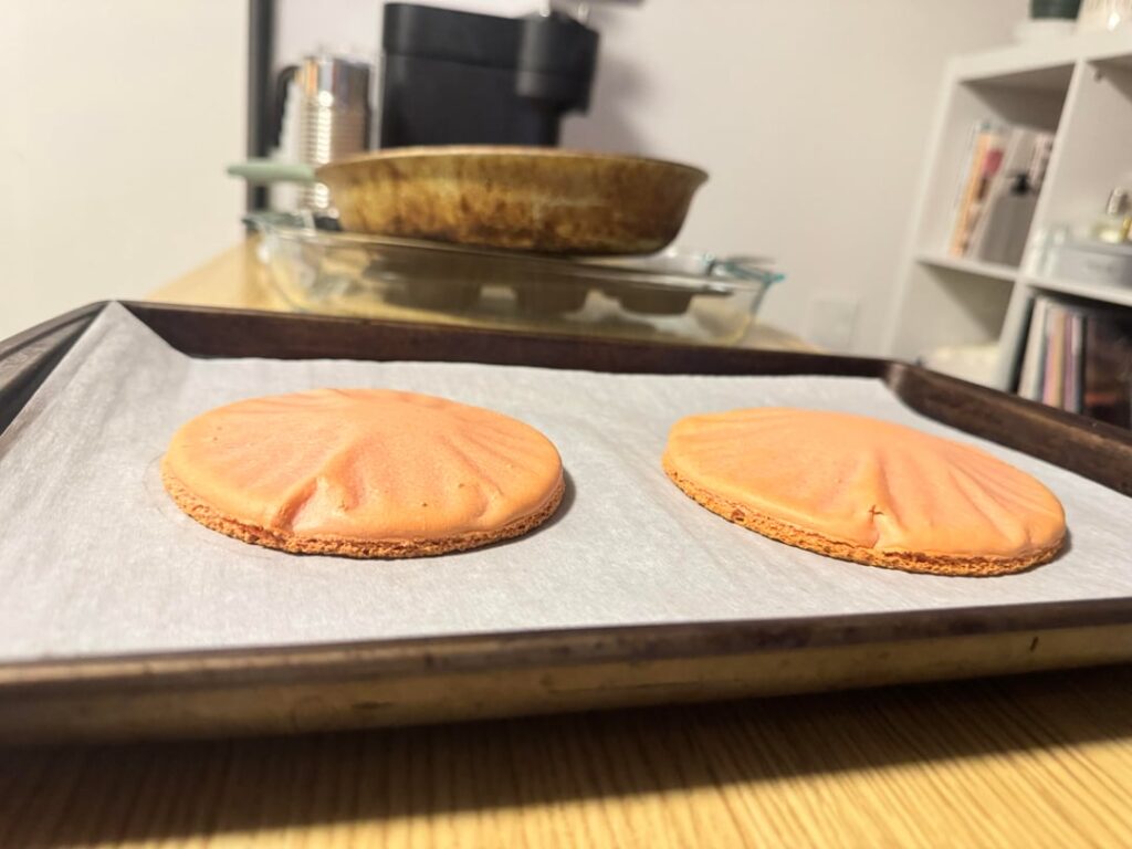 Macaron cake shells troubleshooting